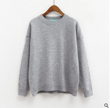 Women Candy Colors Pullover Sweater